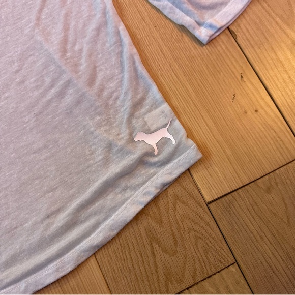 Victoria Secret PINK light blue shirt - Picture 3 of 7